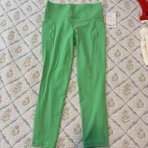 Athleta Green Women's Leggings with pockets